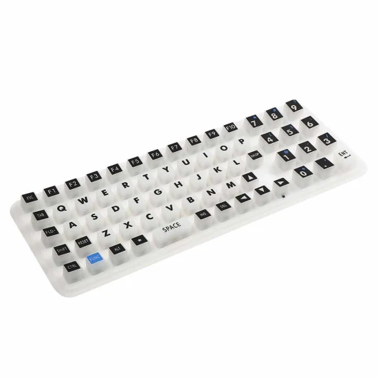 Custom Made Backlit Silicone Rubber Keyboard