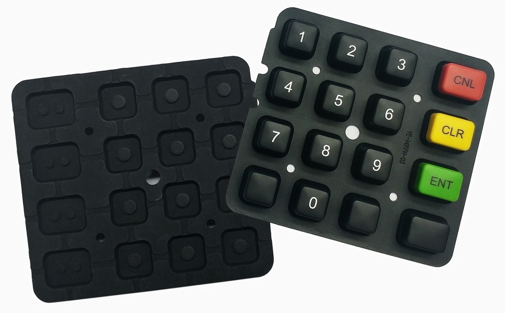 Custom Silicone Keypad & Keyboard Push Buttons