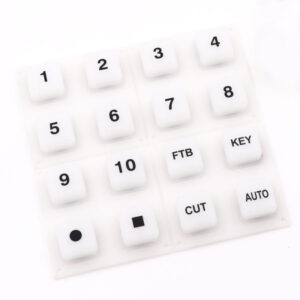 Custom Silk Screen Printing Silicone Rubber Keypad