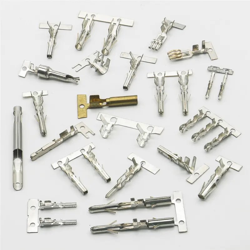 Small Female Metal Pin 4P Metal Stamping Wire Terminal Connector
