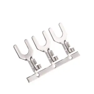 Y-Shaped Nickel-Plated Stamped Terminal Block Connection