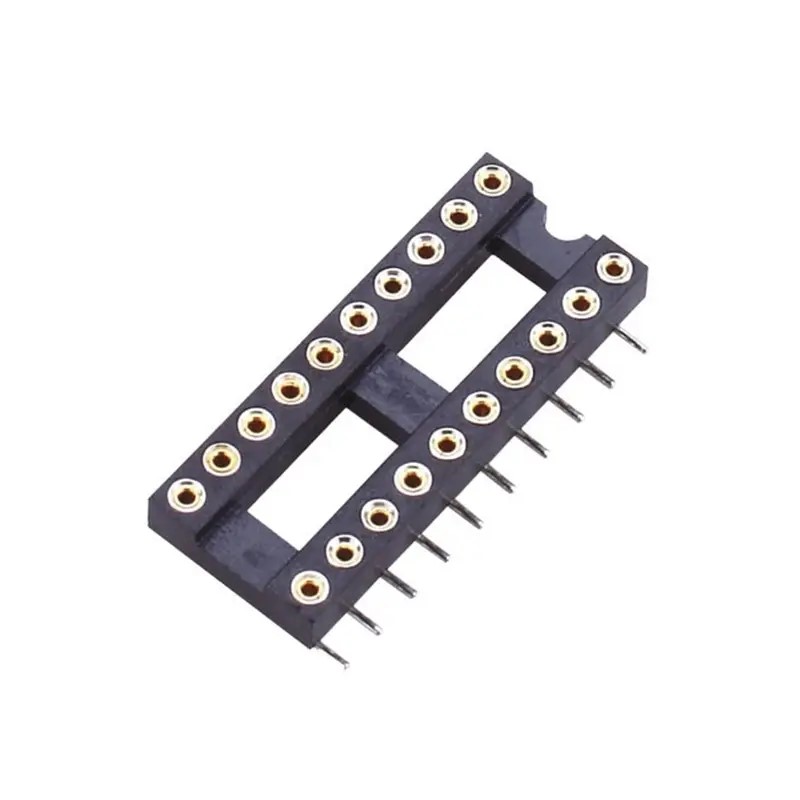 High-Performance Round Hole IC Socket Connectors