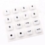 Customized Printing Spray Silicone Rubber Keyboard