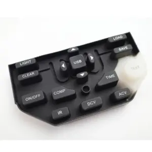 Precision Molded Silicone Keyboard with Conductive Rubber Buttons