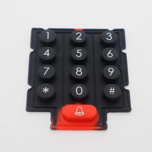 Matte and Glossy Surface Silicone Rubber Keypads with Optional Backlight