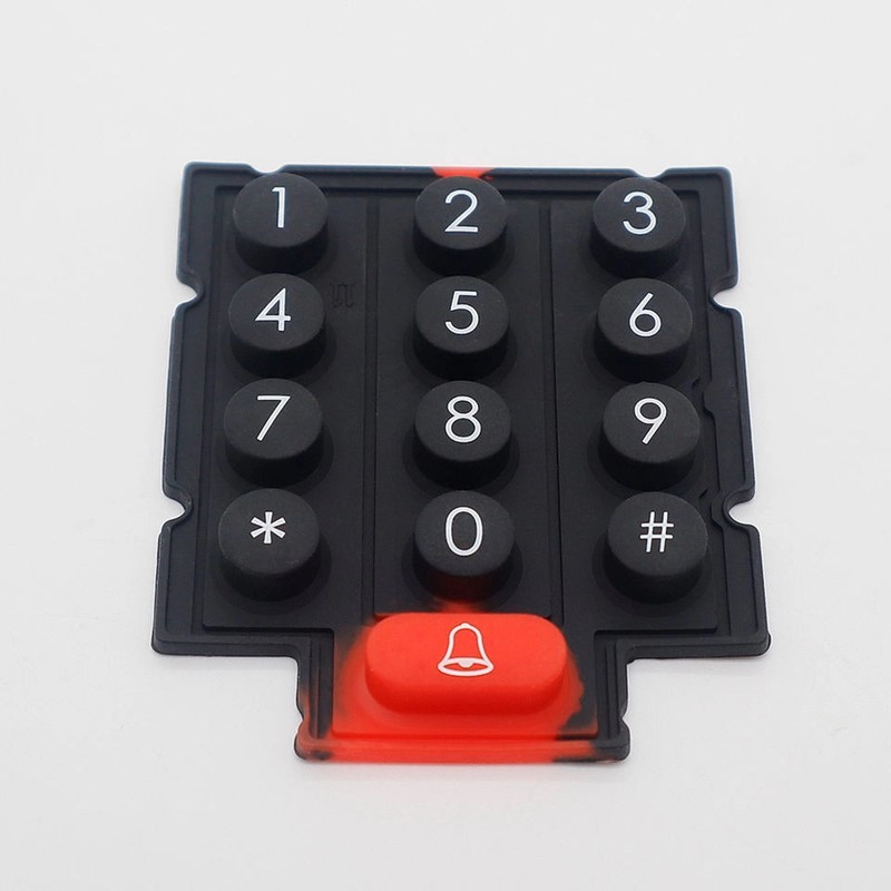 Matte and Glossy Surface Silicone Rubber Keypads with Optional Backlight