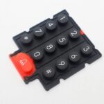 Matte and Glossy Surface Silicone Rubber Keypads with Optional Backlight