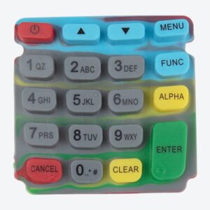 POS Silicone Keypad Waterproof Dustproof Multi Color Molding Silicone Keypad