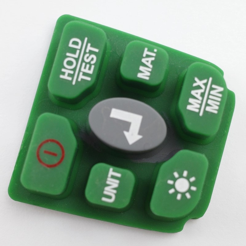 Custom Multi-Color Silicone Rubber Wear Resistant Keypad Buttons