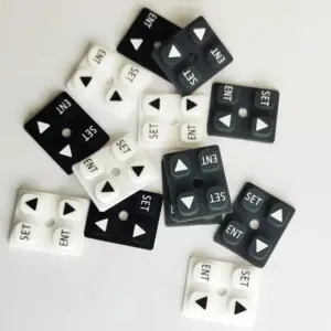 Silicone Rubber Electronic Device Push Buttons Keypads