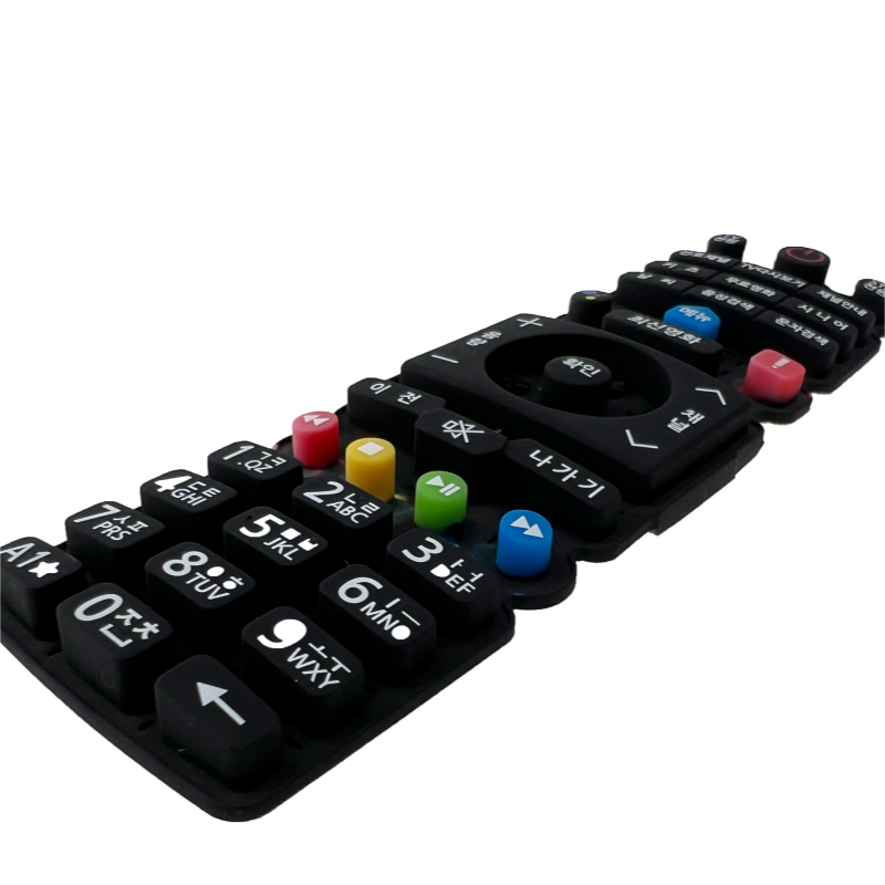 Nontoxic Multi-Color Silicone Remote Controller Keyboard