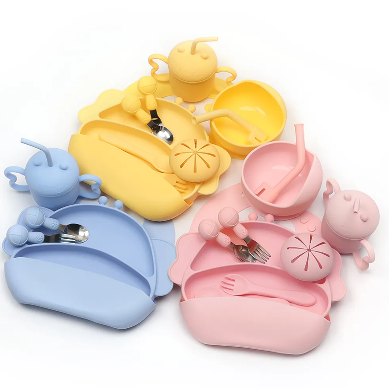 Silicone Baby Feeding Set5