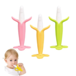 Silicone Banana Toothbrush & Teether for Baby Solution Suppliers1