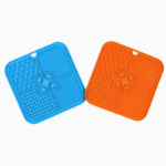 Food-Grade Compression Molding Silicone Slow Feeder Licking Mat for Dogs Factory2